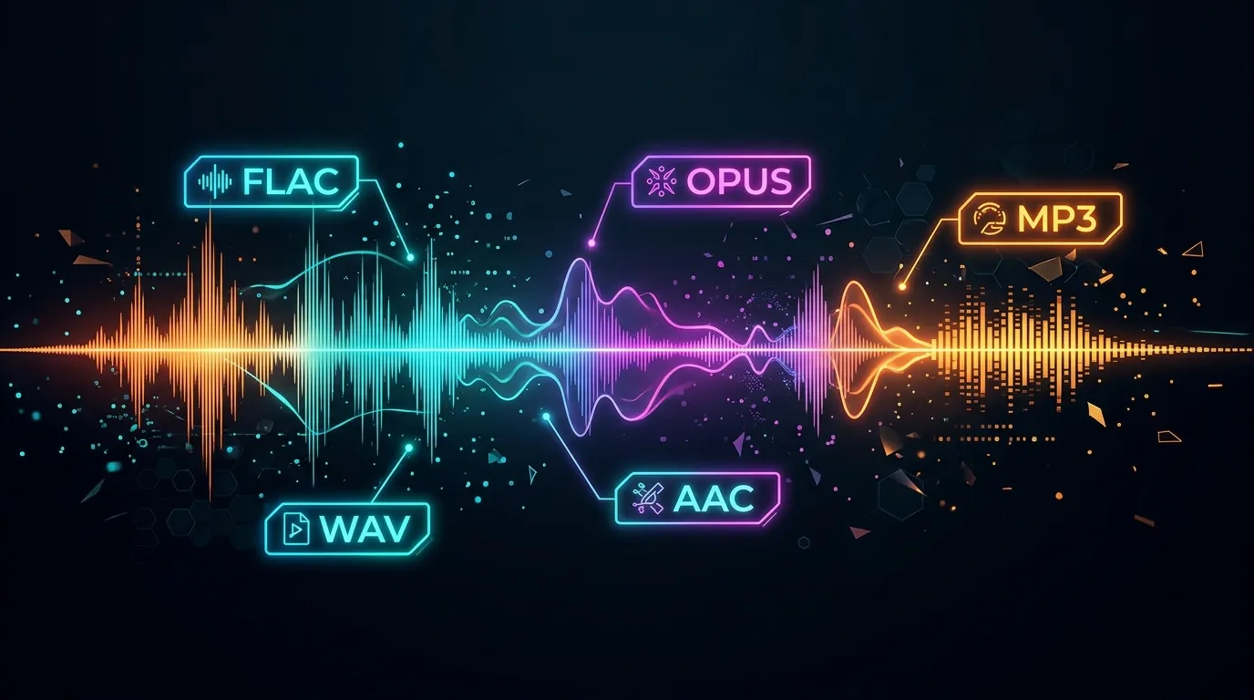 Audio Codecs Explained: MP3, AAC, Opus, FLAC & More